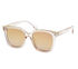 Oversized Square Sunglasses, TAUPE / DORÉ, swatch