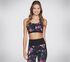 The GOWALK Linear Floral Zip Front Bra, MEHRFARBIG, swatch