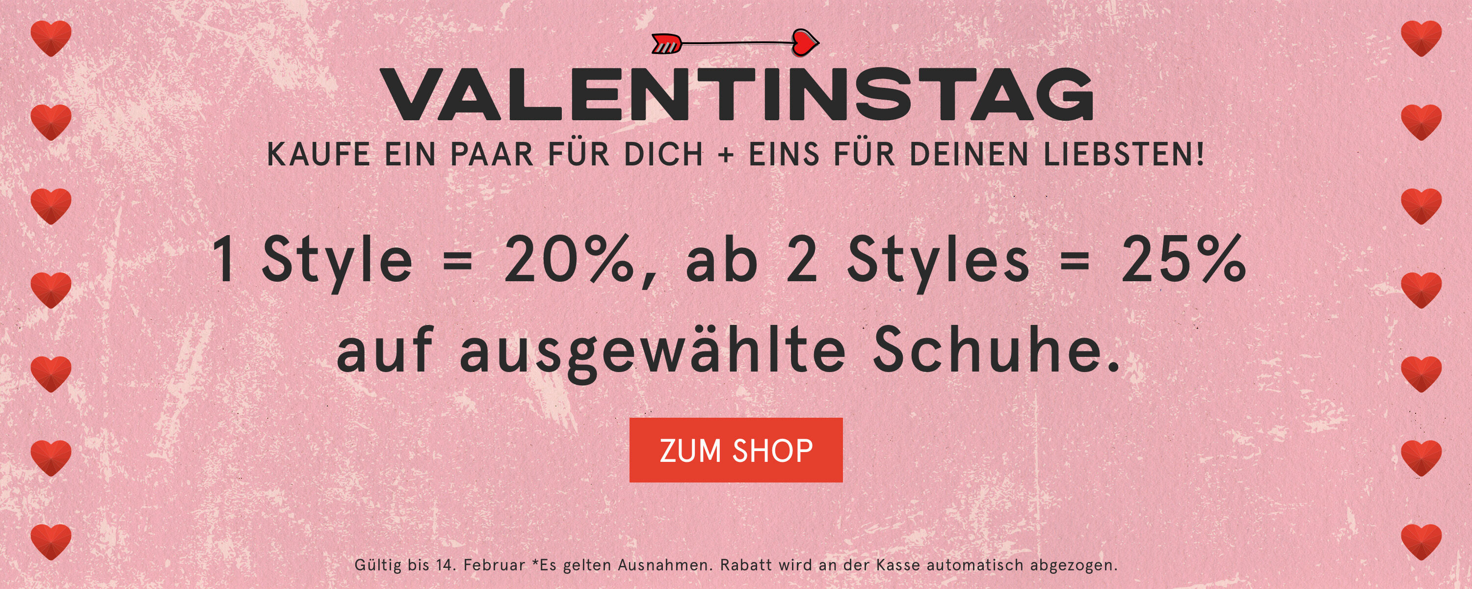 Valentine's Day Promo Banner