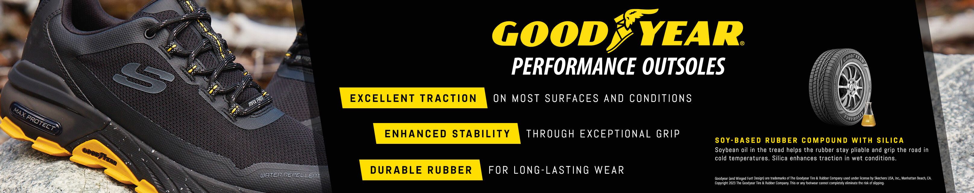 men skechers goodyear shoes