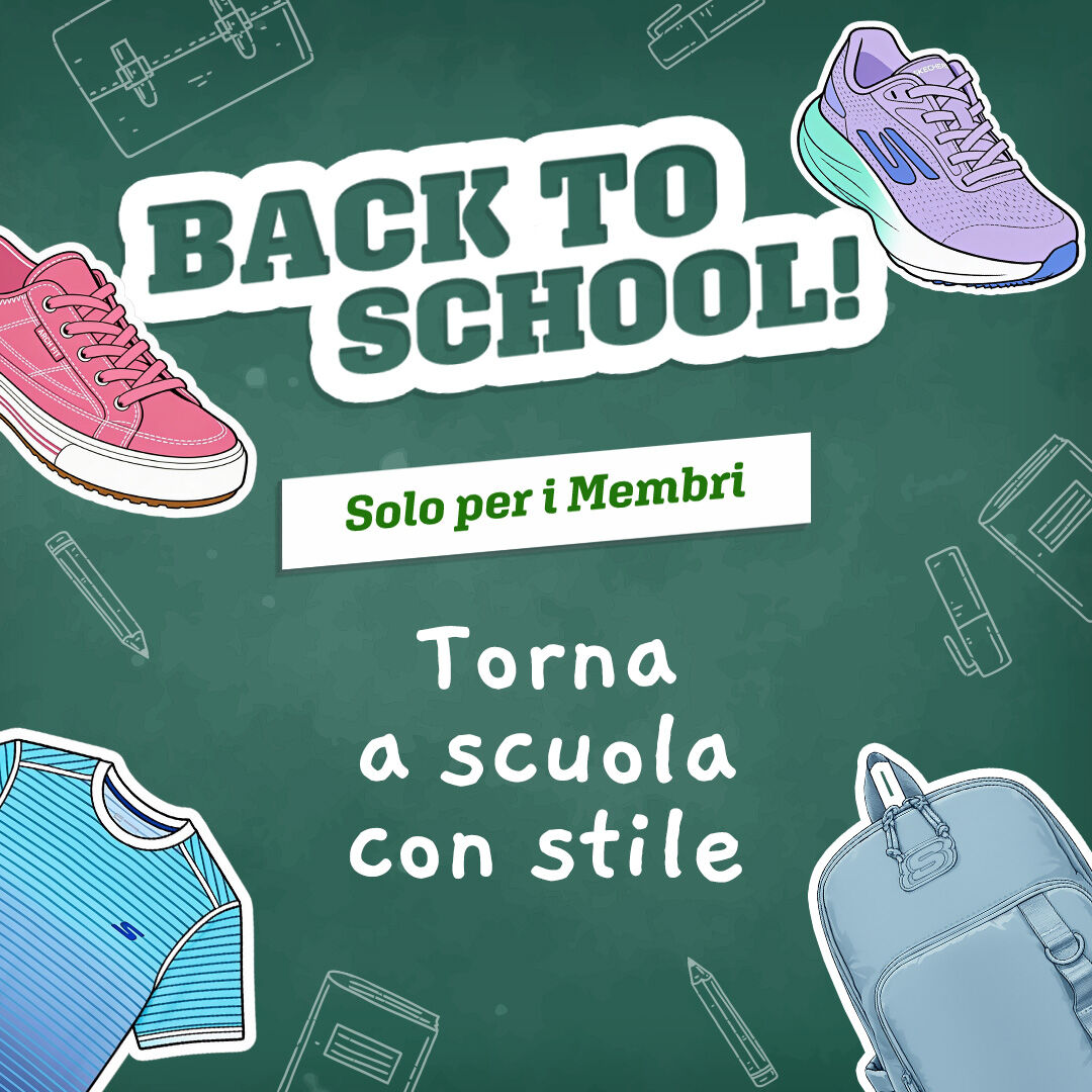 Back to School - Buy apparel and accessories and get 20% OFF - Members only